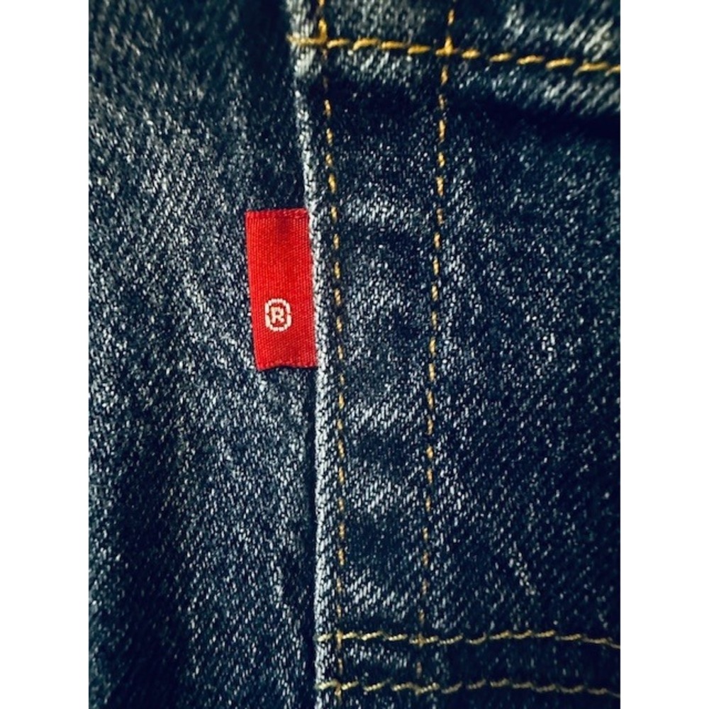 Levi's 505 Rare Trademark "R" Reg Fit Jeans W30 L32 Med Wash Classic Denim Jeans - Picture 4 of 4
